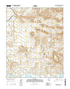 Government Wash Nevada Current topographic map, 1:24000 scale, 7.5 X 7.5 Minute, Year 2014