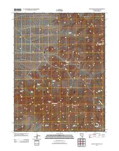 Granite Mountain Nevada Historical topographic map, 1:24000 scale, 7.5 X 7.5 Minute, Year 2011