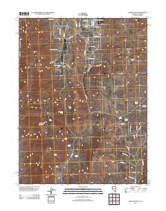 Granite Peak Nevada Historical topographic map, 1:24000 scale, 7.5 X 7.5 Minute, Year 2011