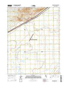 Granite Point Nevada Current topographic map, 1:24000 scale, 7.5 X 7.5 Minute, Year 2014