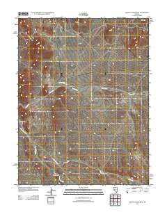 Granny Goose Well Nevada Historical topographic map, 1:24000 scale, 7.5 X 7.5 Minute, Year 2012