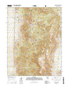 Grantsville Nevada Current topographic map, 1:24000 scale, 7.5 X 7.5 Minute, Year 2014