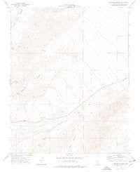 Grapevine Spring Nevada Historical topographic map, 1:24000 scale, 7.5 X 7.5 Minute, Year 1974