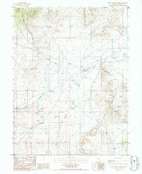 Grass Valley Ranch Nevada Historical topographic map, 1:24000 scale, 7.5 X 7.5 Minute, Year 1986