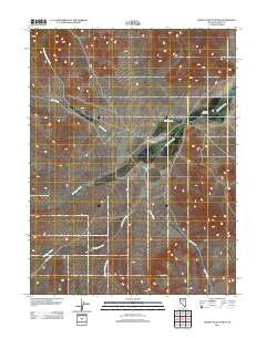 Grass Valley Ranch Nevada Historical topographic map, 1:24000 scale, 7.5 X 7.5 Minute, Year 2012