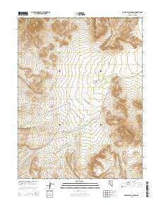 Grass Valley Ranch Nevada Current topographic map, 1:24000 scale, 7.5 X 7.5 Minute, Year 2015