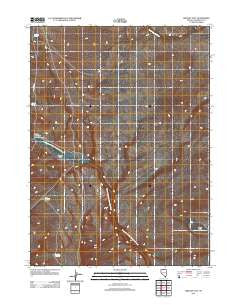 Greeley Flat Nevada Historical topographic map, 1:24000 scale, 7.5 X 7.5 Minute, Year 2011