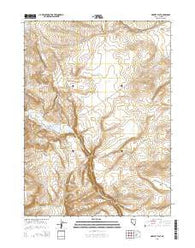 Greeley Flat Nevada Current topographic map, 1:24000 scale, 7.5 X 7.5 Minute, Year 2015