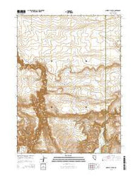 Greeley Flat SE Nevada Current topographic map, 1:24000 scale, 7.5 X 7.5 Minute, Year 2015