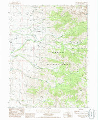 Green Mountain Nevada Historical topographic map, 1:24000 scale, 7.5 X 7.5 Minute, Year 1985
