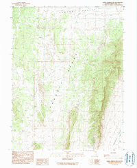 Green Springs NW Nevada Historical topographic map, 1:24000 scale, 7.5 X 7.5 Minute, Year 1990