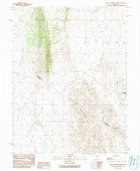 Green Springs SW Nevada Historical topographic map, 1:24000 scale, 7.5 X 7.5 Minute, Year 1990