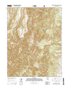 Green Monster Canyon Nevada Current topographic map, 1:24000 scale, 7.5 X 7.5 Minute, Year 2014