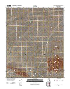 Green Monster Mine Nevada Historical topographic map, 1:24000 scale, 7.5 X 7.5 Minute, Year 2012