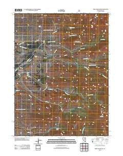 Green Mountain Nevada Historical topographic map, 1:24000 scale, 7.5 X 7.5 Minute, Year 2012