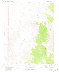 Gregerson Basin Nevada Historical topographic map, 1:24000 scale, 7.5 X 7.5 Minute, Year 1969