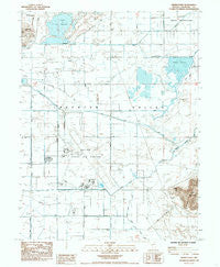 Grimes Point Nevada Historical topographic map, 1:24000 scale, 7.5 X 7.5 Minute, Year 1985