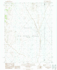 Groom Mine NW Nevada Historical topographic map, 1:24000 scale, 7.5 X 7.5 Minute, Year 1989