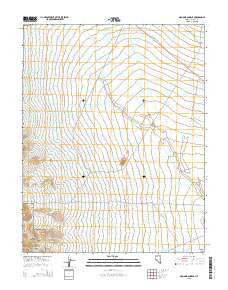 Groom Range NE Nevada Current topographic map, 1:24000 scale, 7.5 X 7.5 Minute, Year 2015