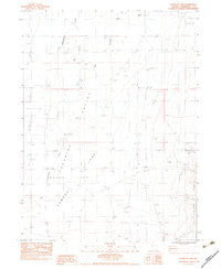 Gumboot Lake Nevada Historical topographic map, 1:24000 scale, 7.5 X 7.5 Minute, Year 1983