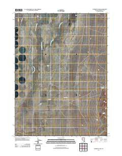 Gumboot Lake Nevada Historical topographic map, 1:24000 scale, 7.5 X 7.5 Minute, Year 2011