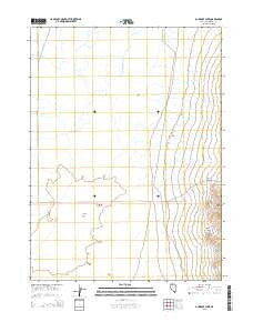 Gumboot Lake Nevada Current topographic map, 1:24000 scale, 7.5 X 7.5 Minute, Year 2015