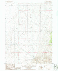 Hall Creek North Nevada Historical topographic map, 1:24000 scale, 7.5 X 7.5 Minute, Year 1986
