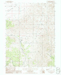 Hall Creek South Nevada Historical topographic map, 1:24000 scale, 7.5 X 7.5 Minute, Year 1986