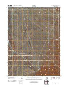Hall Creek North Nevada Historical topographic map, 1:24000 scale, 7.5 X 7.5 Minute, Year 2012