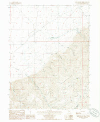 Hand-Me-Down Creek Nevada Historical topographic map, 1:24000 scale, 7.5 X 7.5 Minute, Year 1985