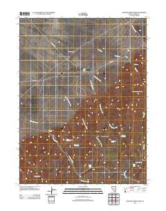 Hand-me-down Creek Nevada Historical topographic map, 1:24000 scale, 7.5 X 7.5 Minute, Year 2012
