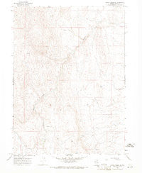 Hanks Creek NE Nevada Historical topographic map, 1:24000 scale, 7.5 X 7.5 Minute, Year 1967