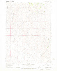 Hanks Creek SW Nevada Historical topographic map, 1:24000 scale, 7.5 X 7.5 Minute, Year 1967