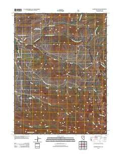 Harrison Pass Nevada Historical topographic map, 1:24000 scale, 7.5 X 7.5 Minute, Year 2012