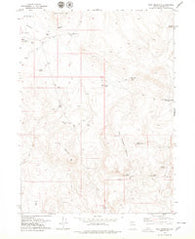 Hart Mountain Nevada Historical topographic map, 1:24000 scale, 7.5 X 7.5 Minute, Year 1978
