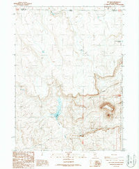 Hat Peak Nevada Historical topographic map, 1:24000 scale, 7.5 X 7.5 Minute, Year 1987