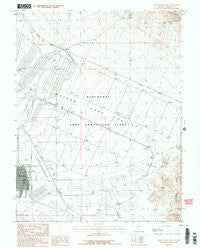 Hawthorne East Nevada Historical topographic map, 1:24000 scale, 7.5 X 7.5 Minute, Year 1987