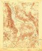 Hawthorne Nevada Historical topographic map, 1:250000 scale, 1 X 1 Degree, Year 1911