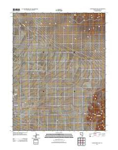 Hawthorne East Nevada Historical topographic map, 1:24000 scale, 7.5 X 7.5 Minute, Year 2011