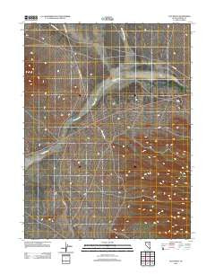 Hay Ranch Nevada Historical topographic map, 1:24000 scale, 7.5 X 7.5 Minute, Year 2012