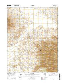 Hay Ranch Nevada Current topographic map, 1:24000 scale, 7.5 X 7.5 Minute, Year 2014
