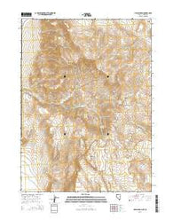 Hays Canyon Nevada Current topographic map, 1:24000 scale, 7.5 X 7.5 Minute, Year 2015