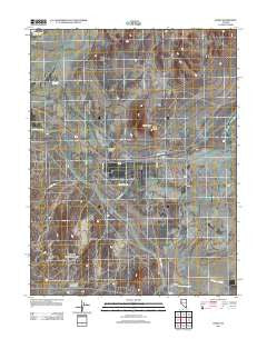 Hazen Nevada Historical topographic map, 1:24000 scale, 7.5 X 7.5 Minute, Year 2011