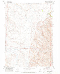 Heelfly Creek Nevada Historical topographic map, 1:24000 scale, 7.5 X 7.5 Minute, Year 1971