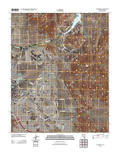 Henderson Nevada Historical topographic map, 1:24000 scale, 7.5 X 7.5 Minute, Year 2012