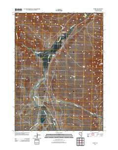 Henry Nevada Historical topographic map, 1:24000 scale, 7.5 X 7.5 Minute, Year 2012