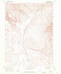 Henry Nevada Historical topographic map, 1:24000 scale, 7.5 X 7.5 Minute, Year 1968