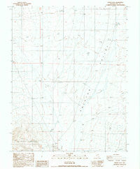 Henrys Well Nevada Historical topographic map, 1:24000 scale, 7.5 X 7.5 Minute, Year 1987