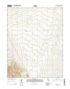 Henrys Well Nevada Current topographic map, 1:24000 scale, 7.5 X 7.5 Minute, Year 2014