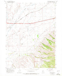 Herder Creek Nevada Historical topographic map, 1:24000 scale, 7.5 X 7.5 Minute, Year 1967